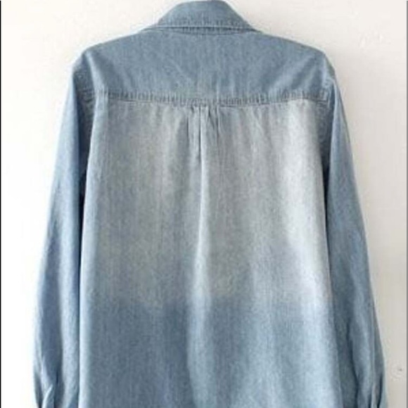NWT Women’s Chambray Shirt - Picture 6 of 9